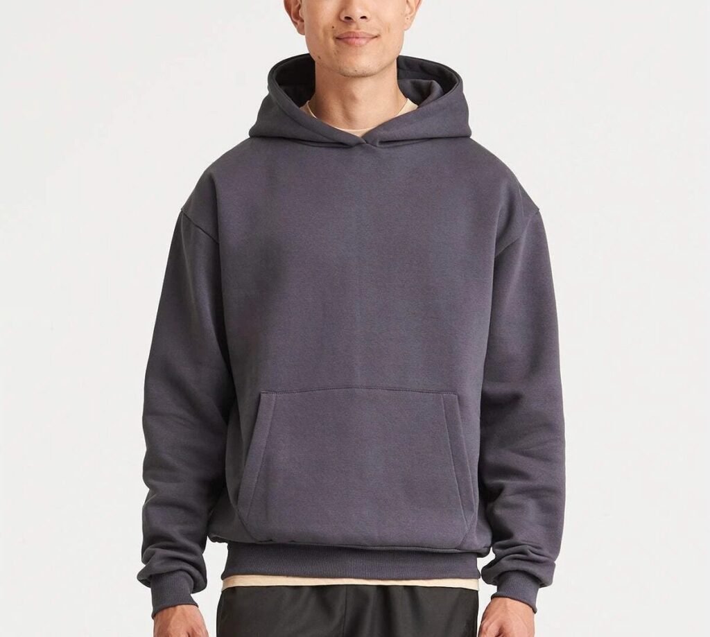 Grey Basic Hoodie