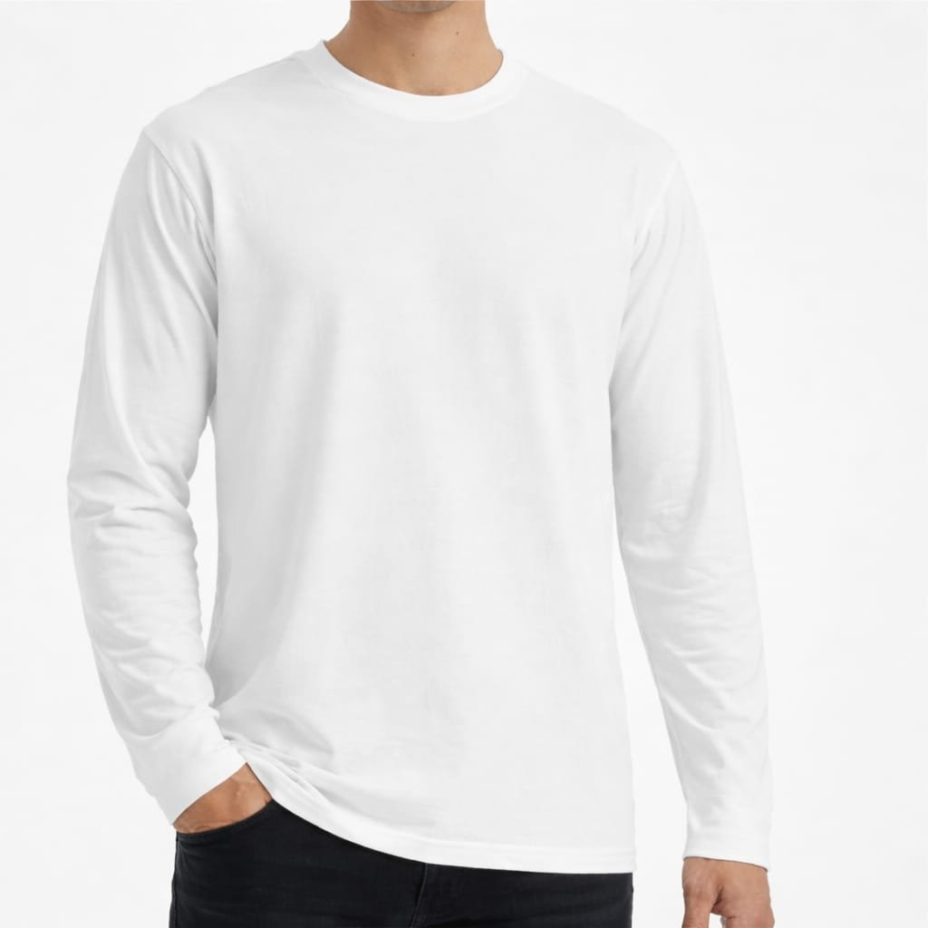 Basic Long sleeve White t-shirt