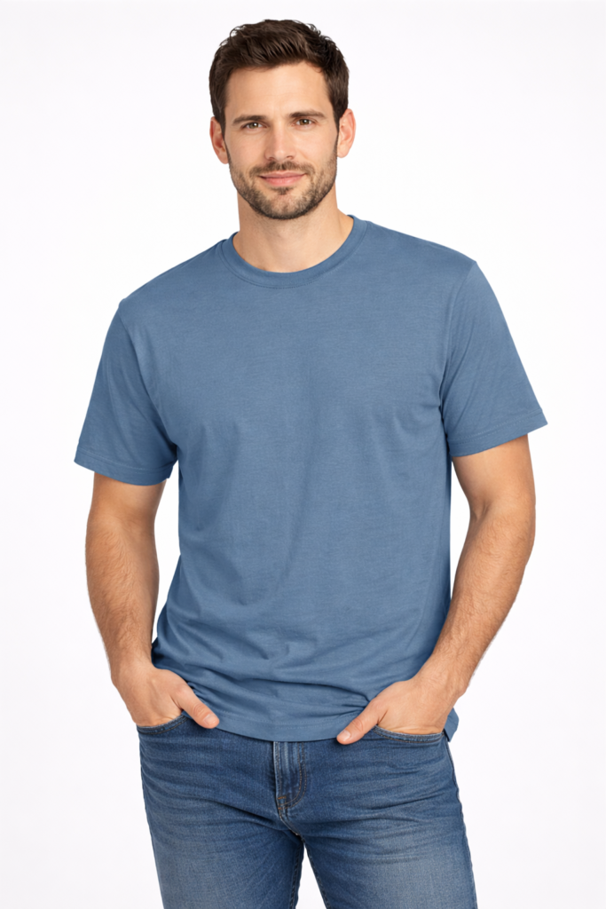 Regular Basic Blue T-shirt