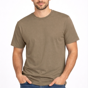 Regular Basic Light Brown T-shirt