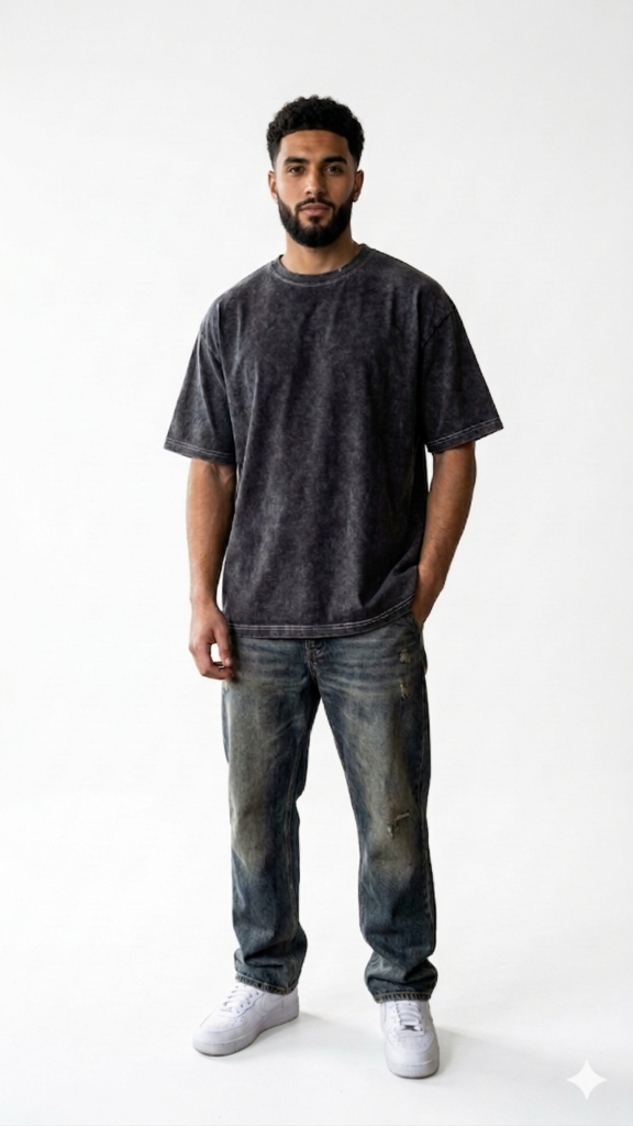 Washed Oversized unisex t-shirt
