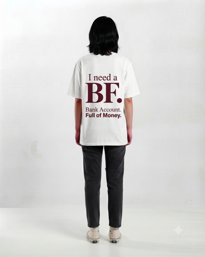 White Oversized Bank Full unisex t-shirt