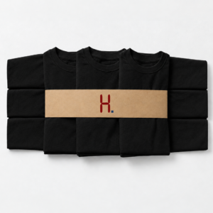 Pack of 3 Basic Black relaxed fit t-shirts - cotton